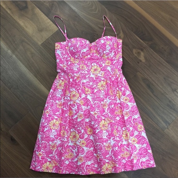 ❌SOLD❌ Lilly Pulitzer Georgie Dress in Chum Bucket - Picture 2 of 7